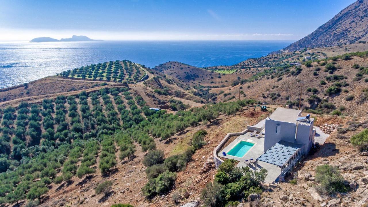 Tranquil Sea View Villa With Private Pool, Just 2Km From The Beach! Αγία Γαλήνη Εξωτερικό φωτογραφία