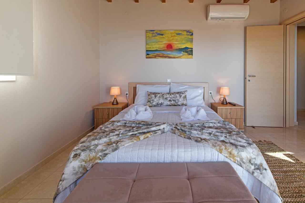 Tranquil Sea View Villa With Private Pool, Just 2Km From The Beach! Αγία Γαλήνη Εξωτερικό φωτογραφία