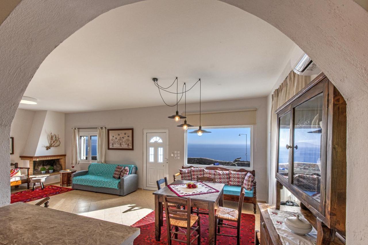 Tranquil Sea View Villa With Private Pool, Just 2Km From The Beach! Αγία Γαλήνη Εξωτερικό φωτογραφία