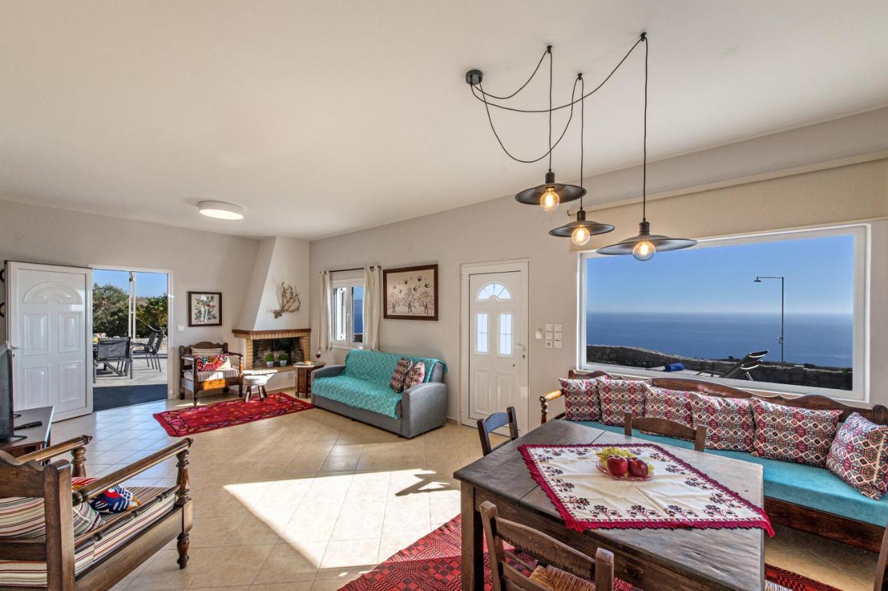 Tranquil Sea View Villa With Private Pool, Just 2Km From The Beach! Αγία Γαλήνη Εξωτερικό φωτογραφία