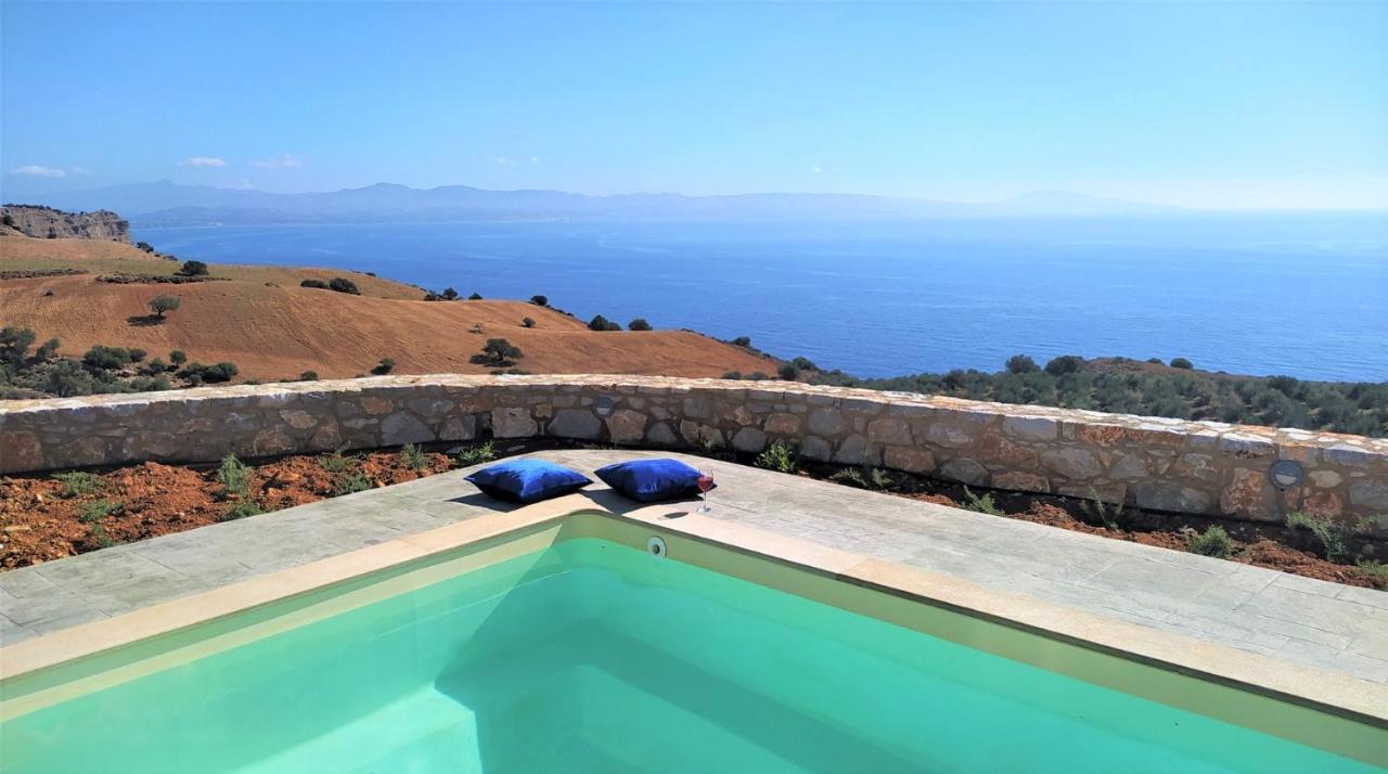 Tranquil Sea View Villa With Private Pool, Just 2Km From The Beach! Αγία Γαλήνη Εξωτερικό φωτογραφία